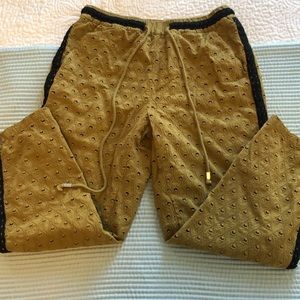 Anthropologie Eyelet Joggers